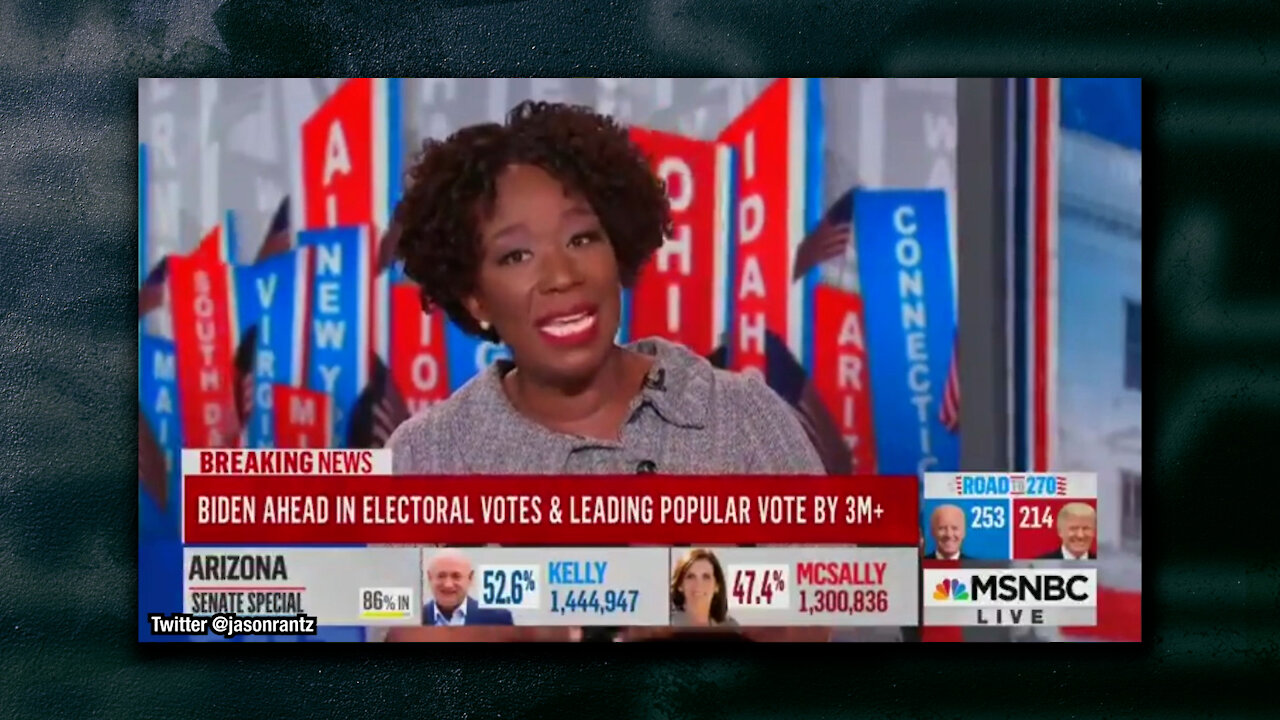 MSNBC's Joy Reid Says Close Presidential Election Proves America Is Still Racist