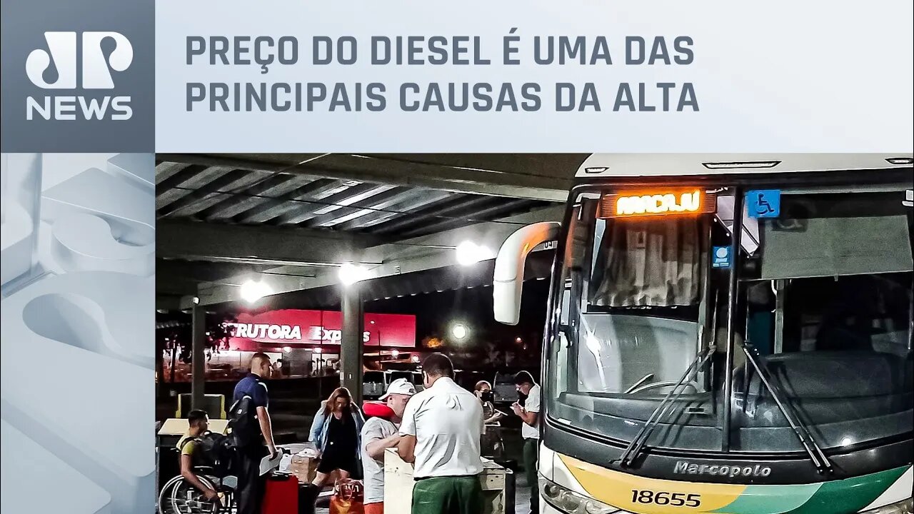 Preço do transporte rodoviário subiu acima da inflação