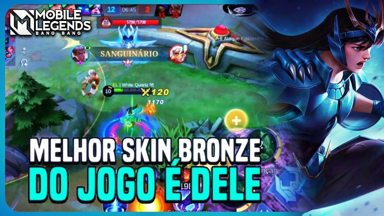 ESSA É A MELHOR ARMADURA DE BRONZE DO JOGO!! SKIN PERFEITA | MLBB