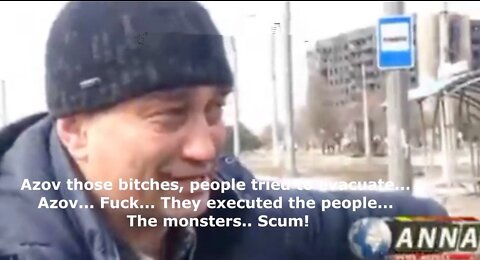 UKRAINIAN NAZI AZOV EXECUTED CIVILIANS! Testimony of evacuated civilians from Mariupol