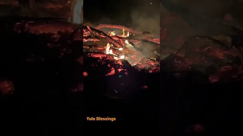 Yule Blessings #bonfire #christmas #ritual #shorts #vikings #winter