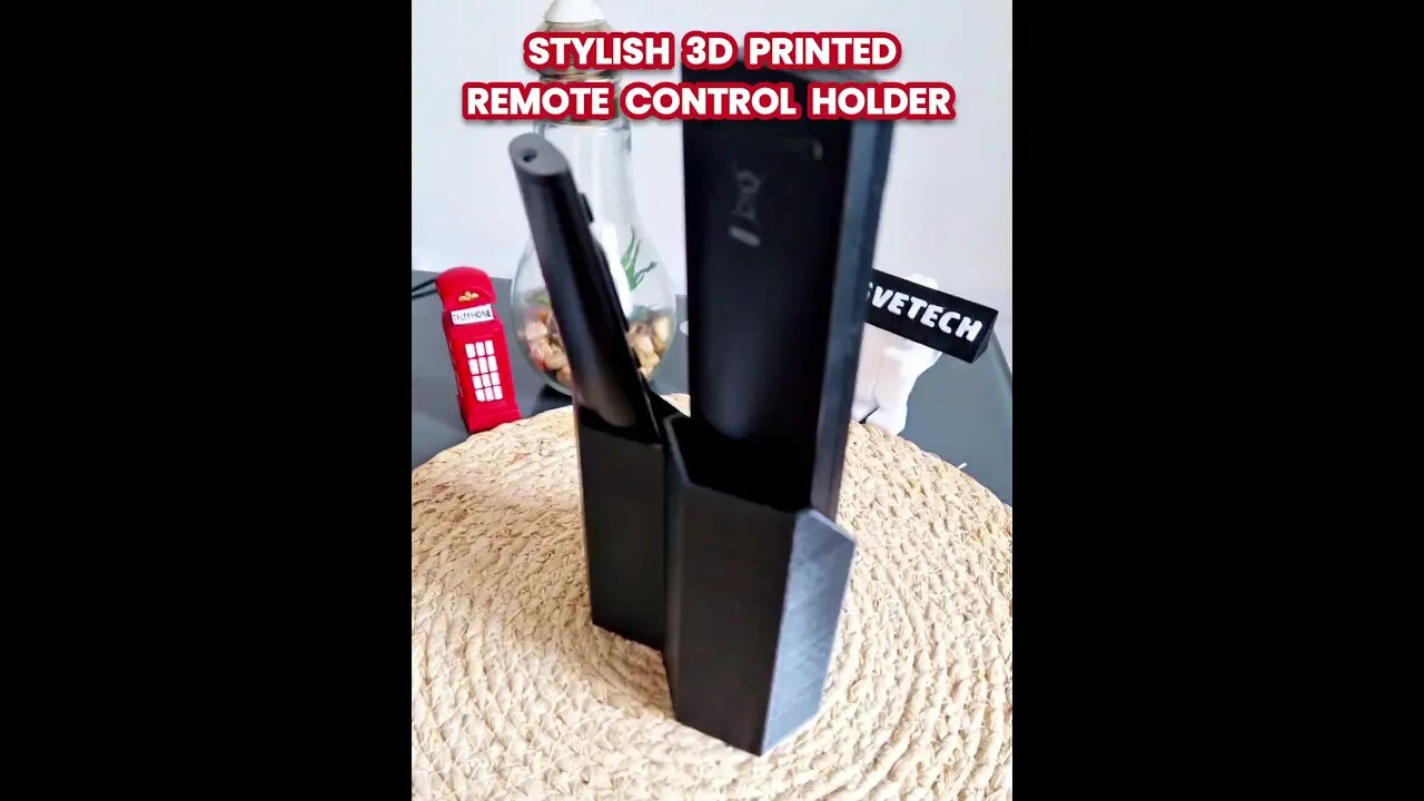 Stylish 3D Printed Remote Control Holder #shorts 3d #3dprinting #shortswithcamilla