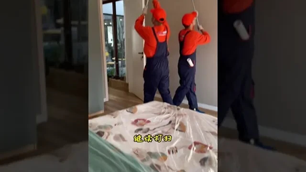 New Year in the largest sense of ceremony cleaning,, the wind years again, sweep away bad luck
