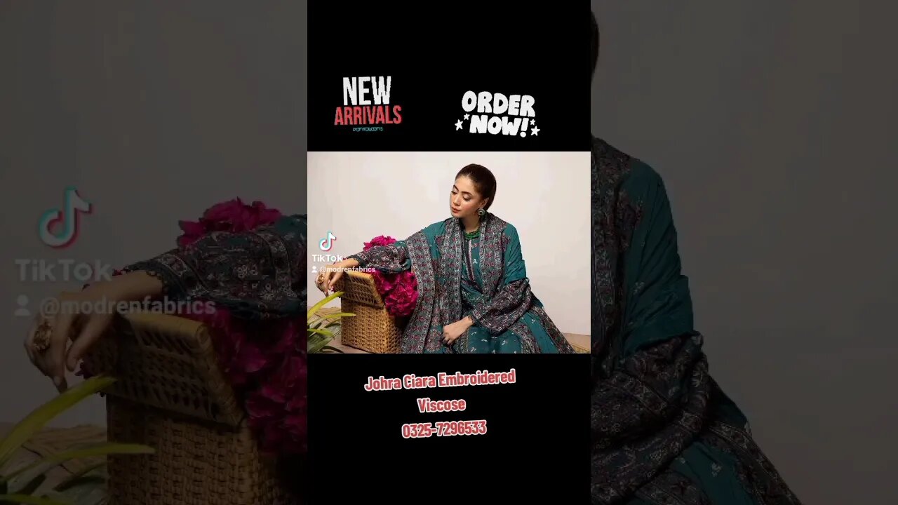 johra ciara embroiderd viscose complete collection #outfitdress #3pc #womensclothing #onlineshopping