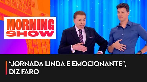 Rodrigo Faro termina gravações de filme sobre Silvio Santos