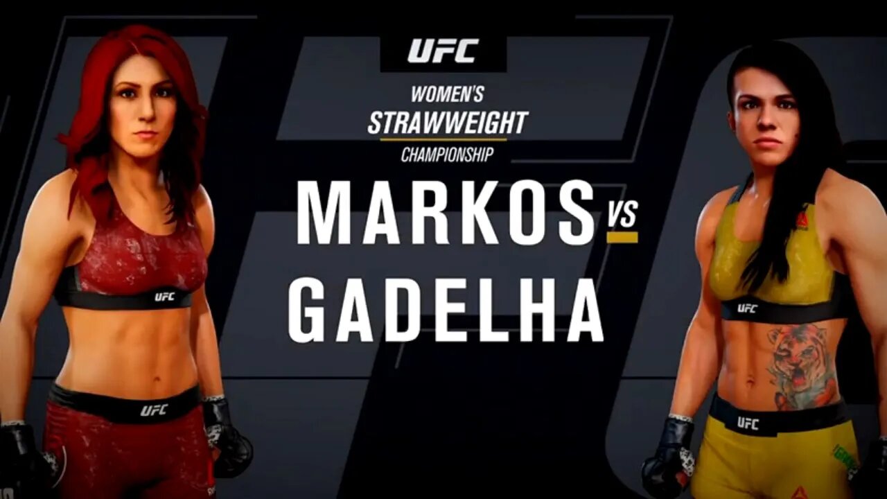 EA Sports UFC 3 Gameplay Claudia Gadelha vs Randa Markos