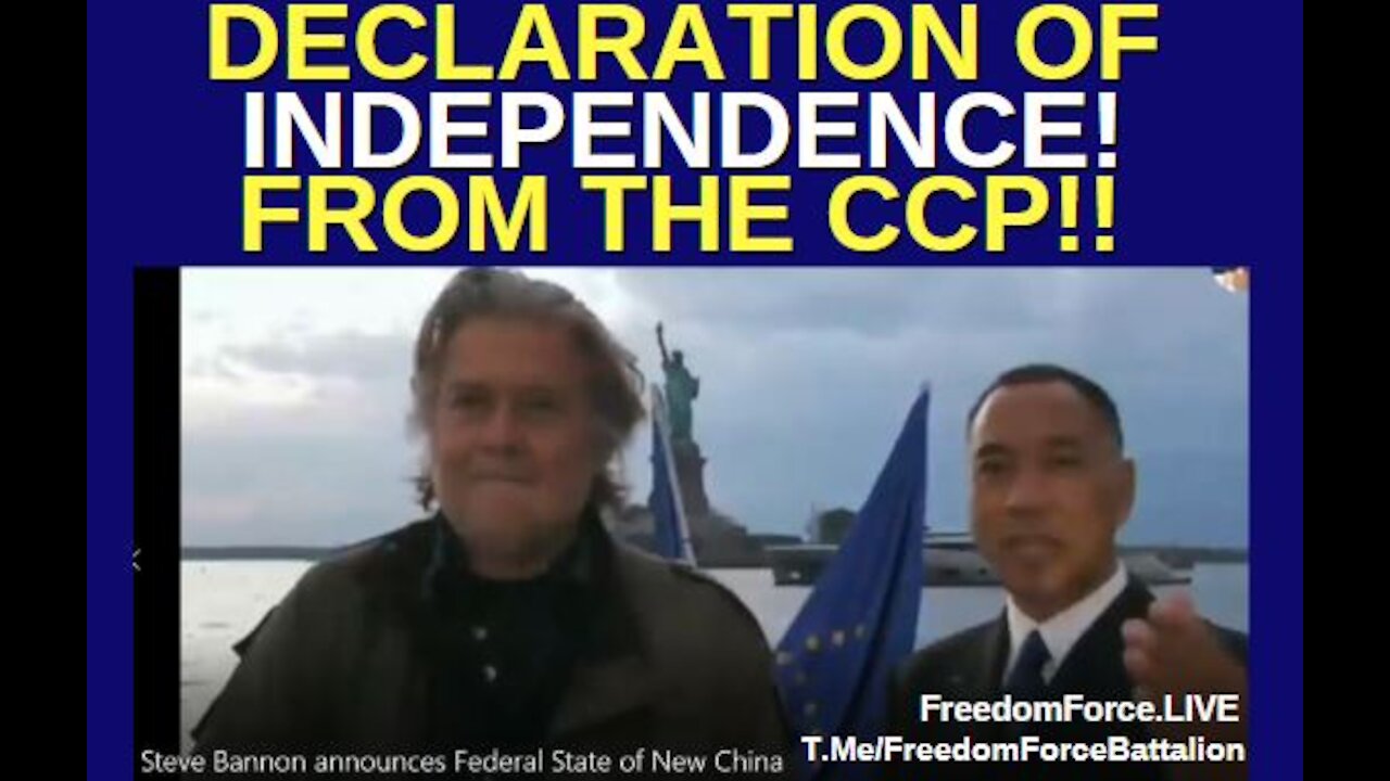 IMPORTANT! Miles Guo-Declaration of Independence from CCP 7-5-21