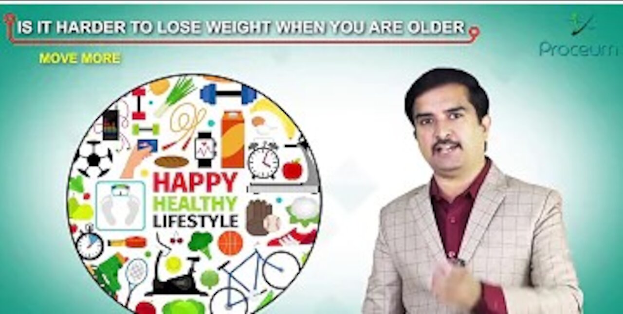 Why is harder to lose weight with age?