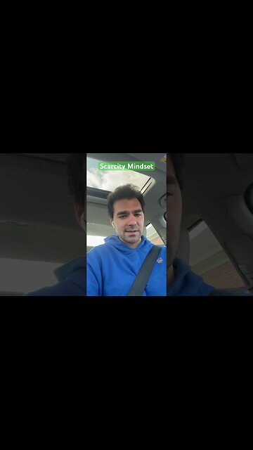 Don’t Ever Have A Scarcity Mindset In Life #shorts