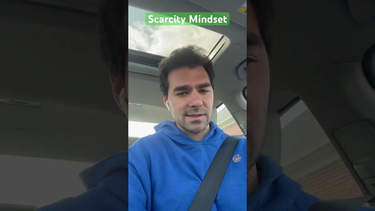 Don’t Ever Have A Scarcity Mindset In Life #shorts