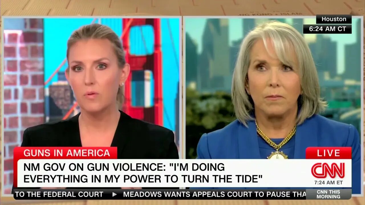 Lujan Grisham: GOP Gov Unilaterally Outlawing Abortion Different From Unilaterally Outlawing Guns