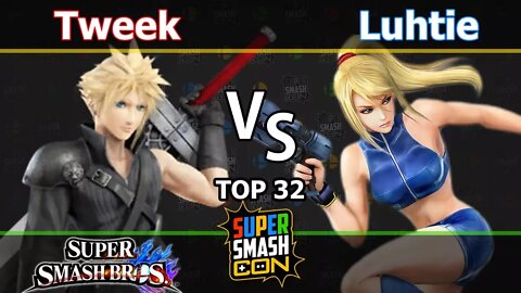 P1|Tweek (Cloud) vs. Luhtie (Zero Suit) - Wii U Singles Top 32 - SSC2017