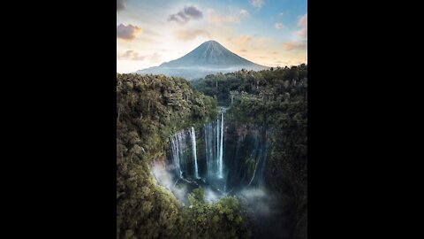 Hidden Heaven, Tumpak Sewu Waterfall, Lumajang Indonesia