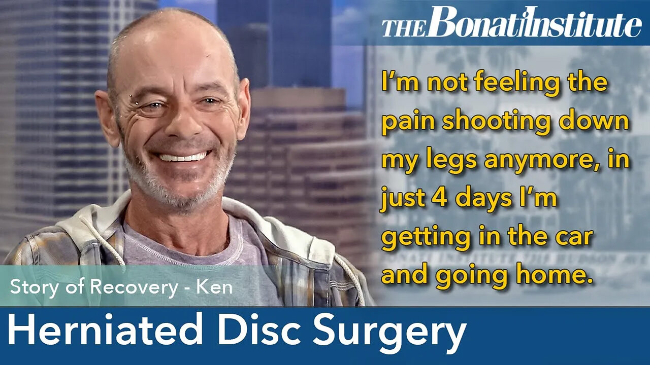 Herniated Disc Surgery Story: Ken’s Recovery!