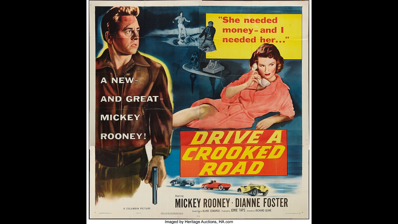 Drive a Crooked Road - Full Movie