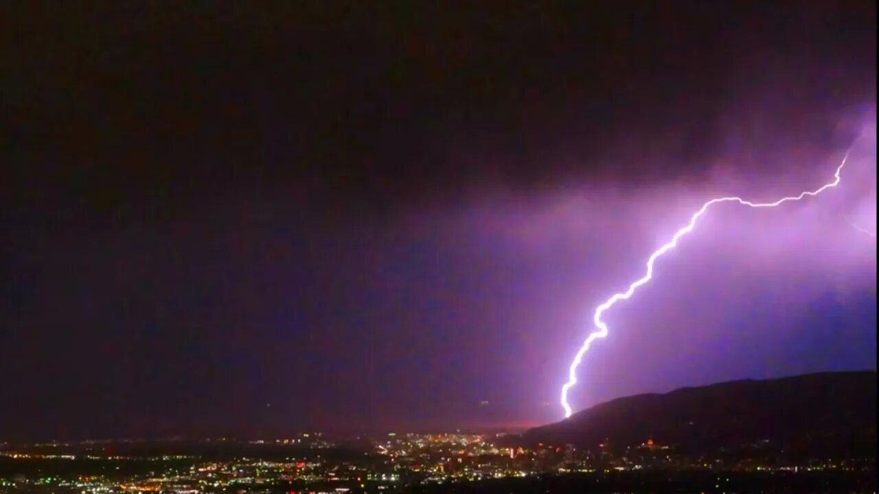 Last Lightening of Summer. 4 major strikes caught on video. Drone Storm Footage. ArtForOUR.org