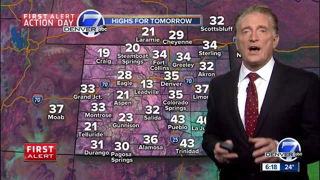 First Alert Action Day: more snow expected this evening across Denver