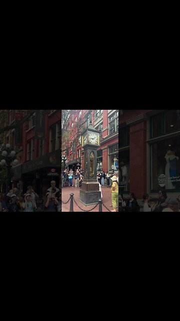 Gastown Steam Clock Goes Off!