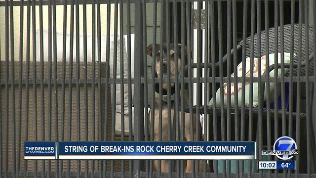 Cherry Creek crime has residents on edge, especially after man climbs through window