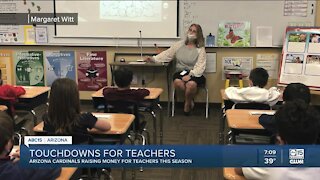 AZ Cardinals raise money for teachers through touchdowns