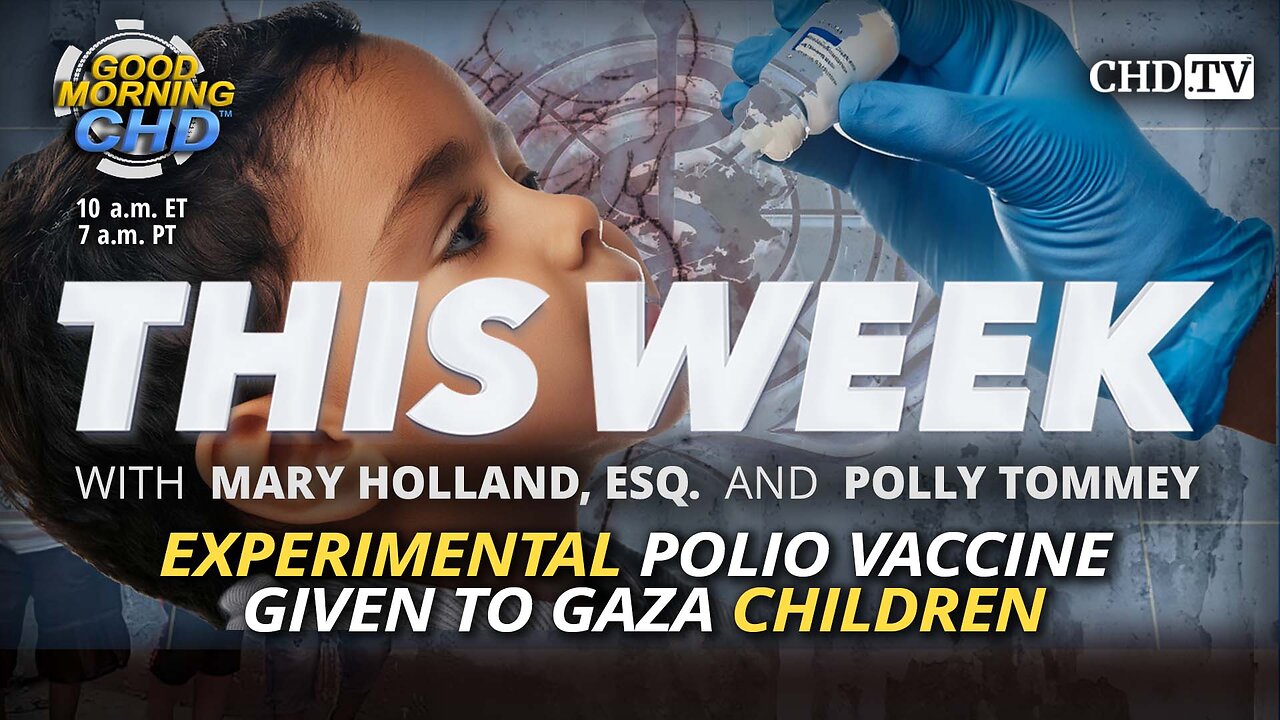 Experimental Polio Vaccine Given To Gaza Children