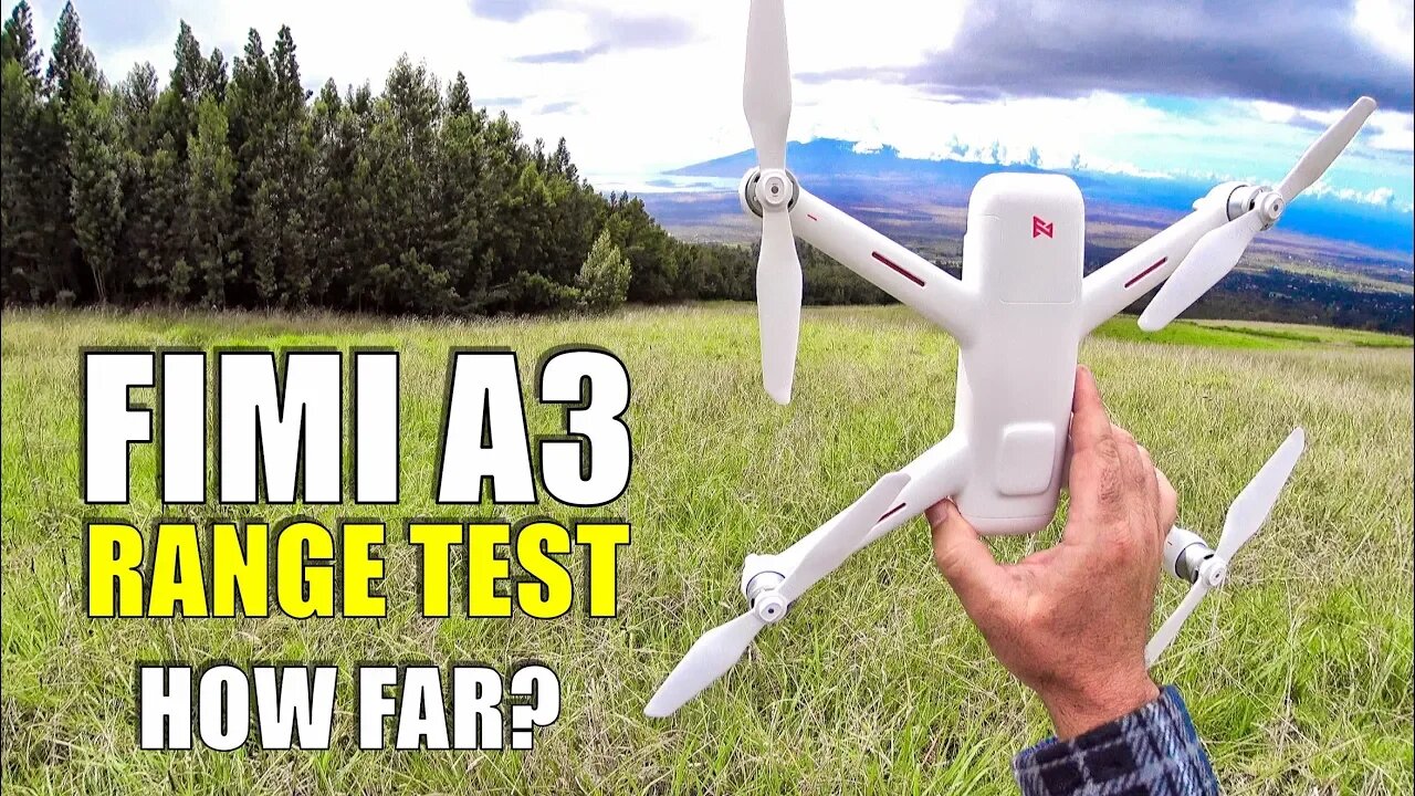 FIMI A3 Drone Range Test - How Far Will it Go? (All Stock)