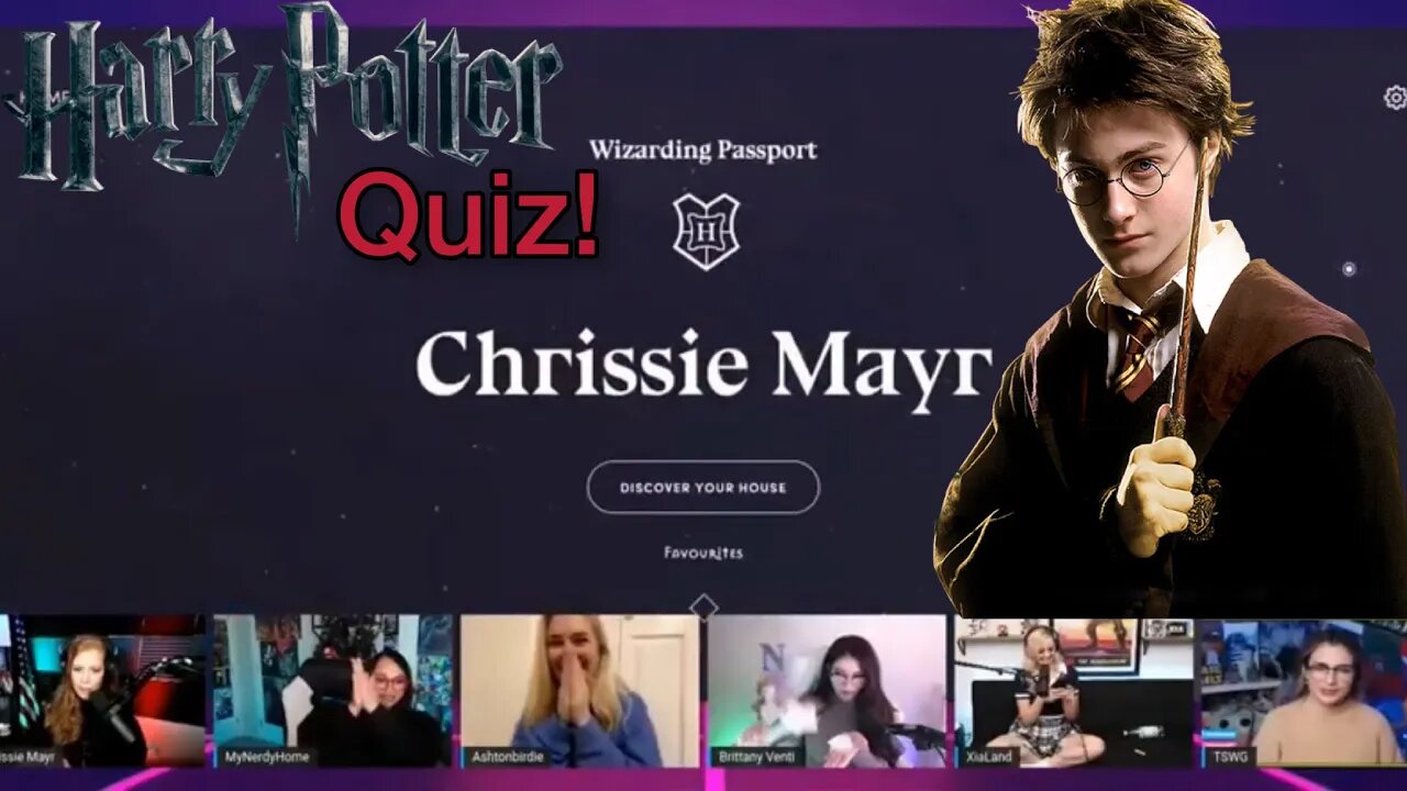 Chrissie Mayr & SimpCast take the Harry Potter Quiz! Ashton Birdie, Xia, Brittany Venti, Anna TSWG