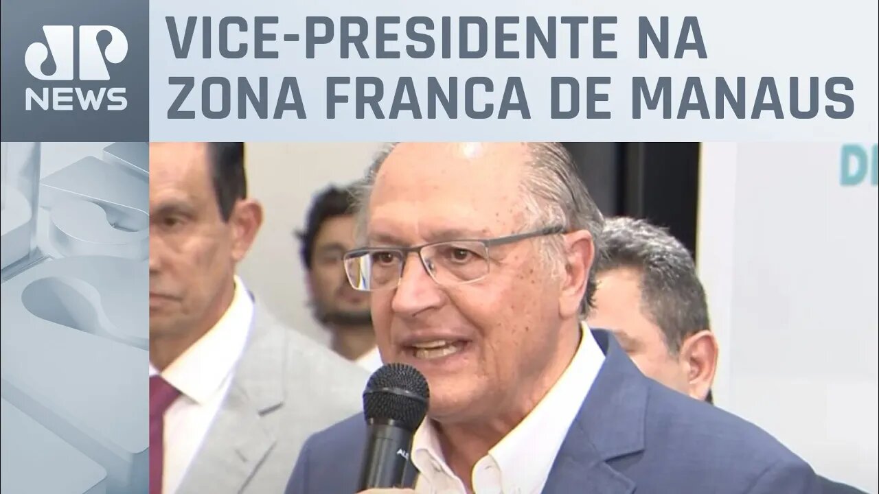 Alckmin no Amazonas: “Somos o maior produtor agrícola, se destruir floresta, não vai vender”