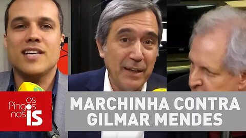 Debate: Felipe, Villa e Augusto comentam vídeo e marchinha contra Gilmar Mendes