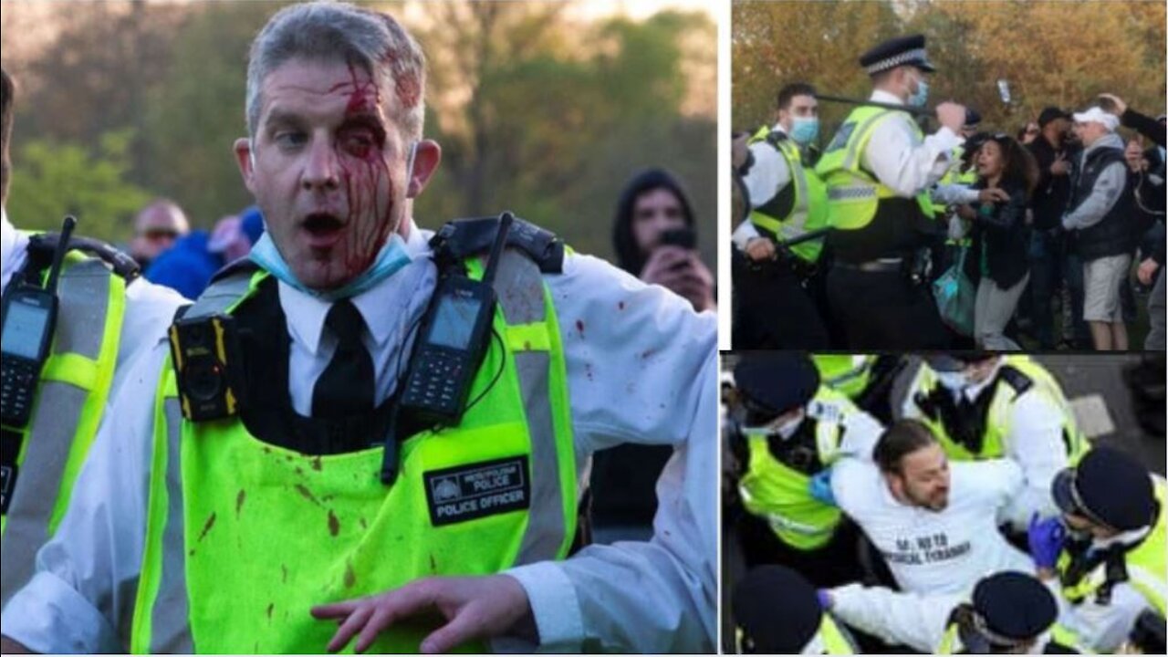 Anti-Lockdown Protesters Beat Up Police After They Disrupt Party In London, Britain