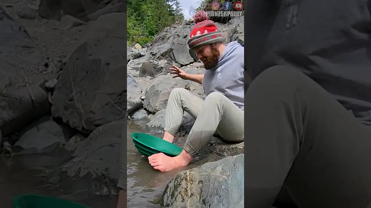 Guy Finds Gold With His Bare Feet!