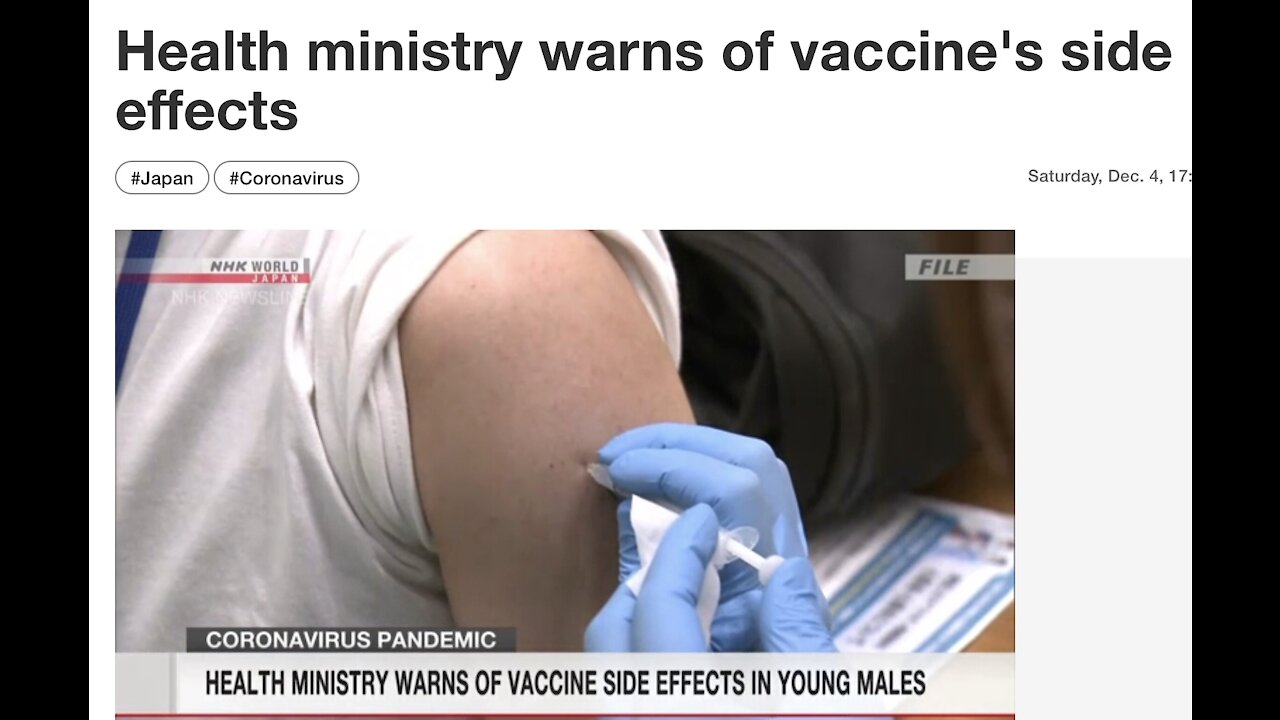 Health ministry warns of vaccine's side effects | NHK WORLD-JAPAN News