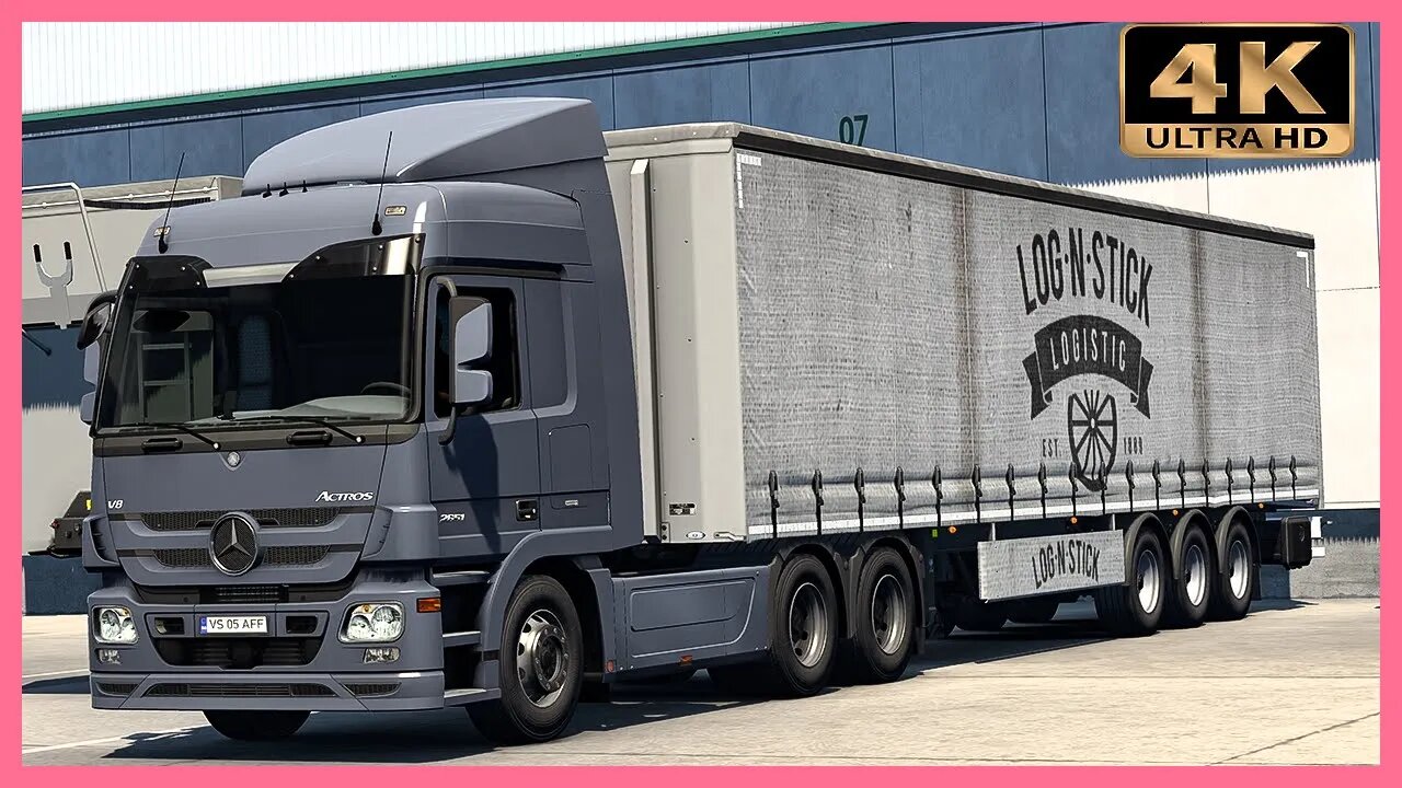 Delivering Ketchup with Mercedes-Benz Actros MP3 2651 V8 | Euro Truck Simulator 2 Gameplay "4K"