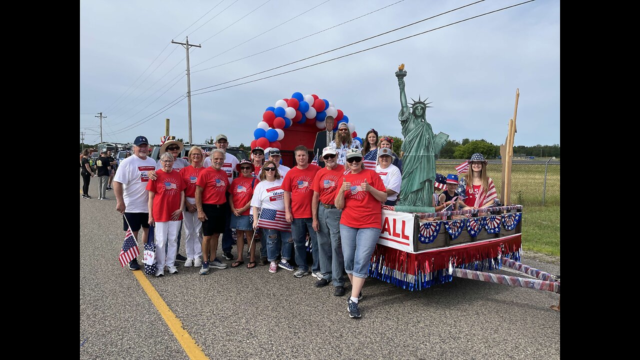 Dickinson County Republican Parade Float 2024