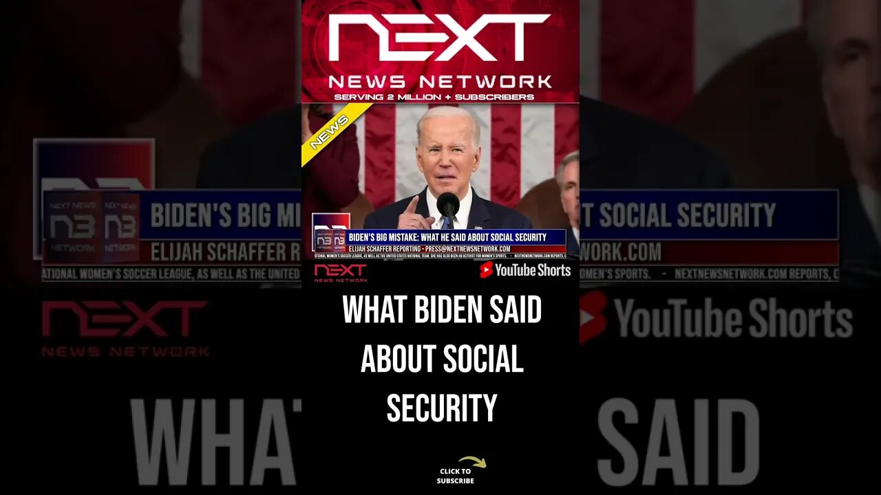 Biden's Big Mistake: What He Said About Social Security #shorts