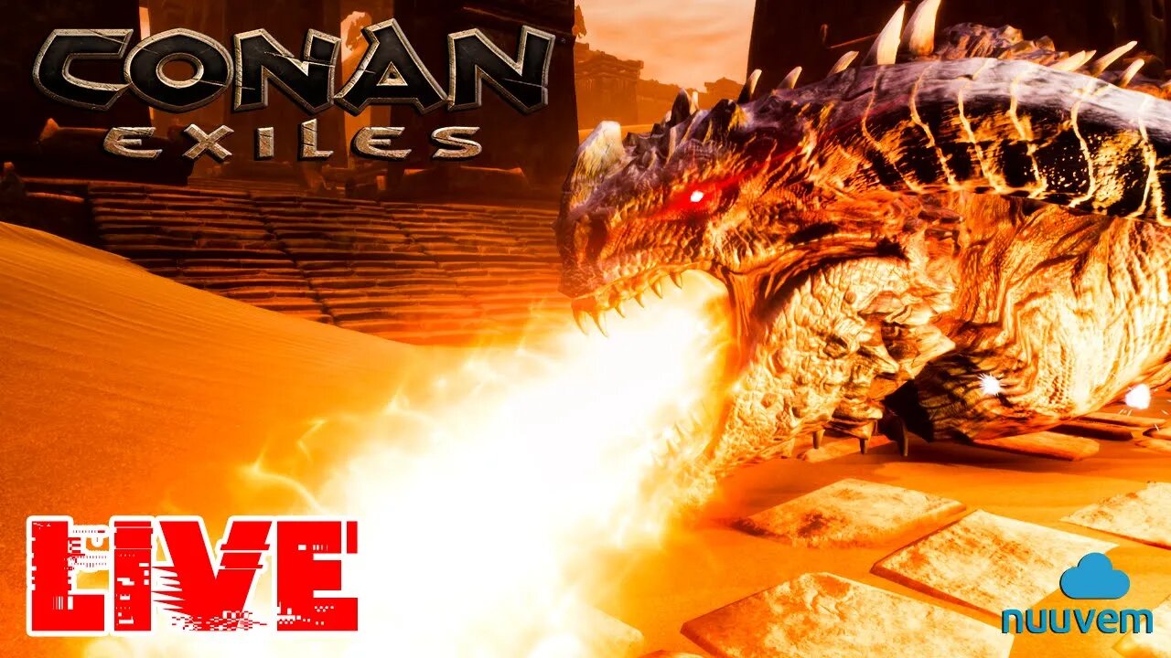 VAMOS UPAR NA CIDADE SEM NOME - CONAN EXILES COM OS INSCRITOS