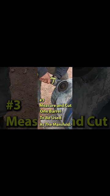 Rocket Mass Heater | Building The Manifold and Top Barrel #shorts