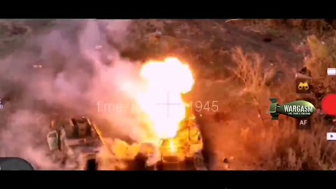 Russian kamikaze drones finish off two abandoned tanks at Novomayorsky