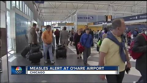 Measles alert issued for anyone who traveled through Chicago O'Hare airport