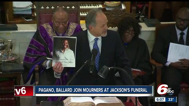 Chuck Pagano, Chris Ballard speak at Edwin Jackson's funeral