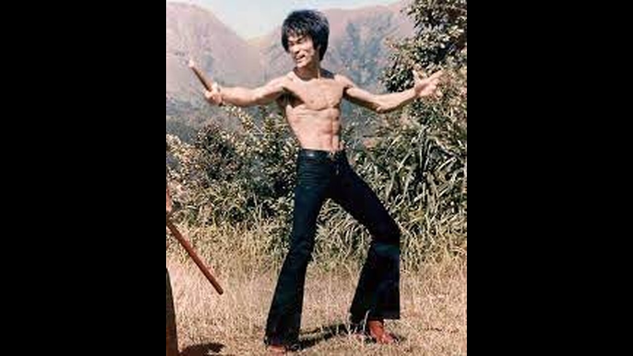 Cross kick Studio Films Bruce Lee Game of Death out Door Scenes