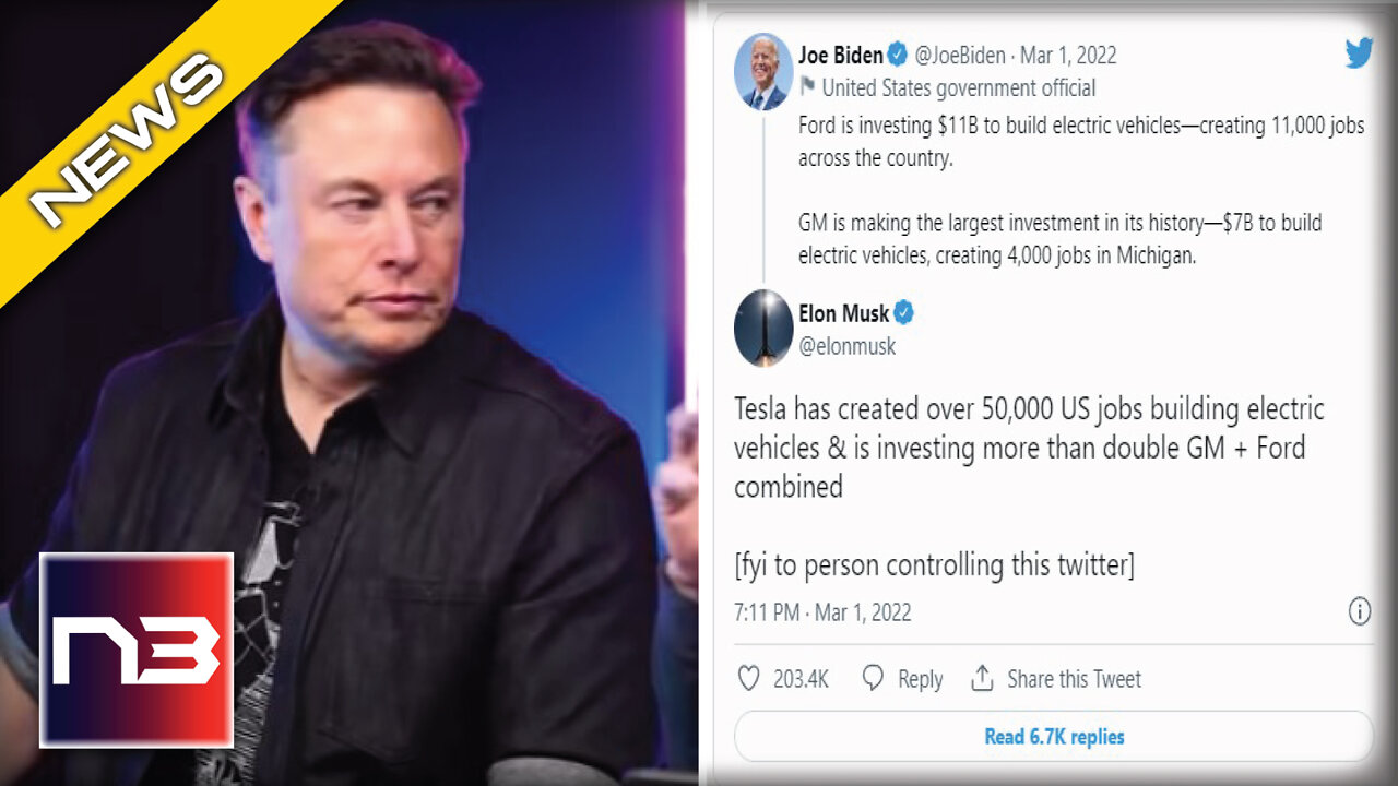 Elon Musk Puts Biden In His Place By Fact Checking Him During SOTU Live