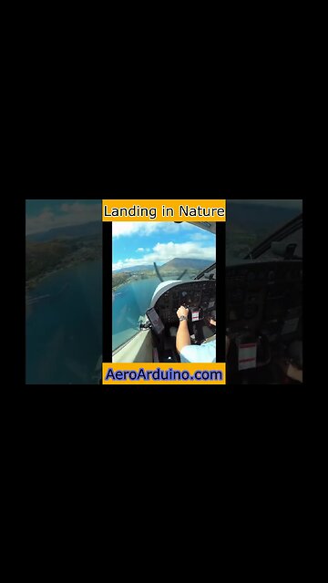 Wonderful Landing #Aircraft in Nature #Aviation #Flying #AeroArduino