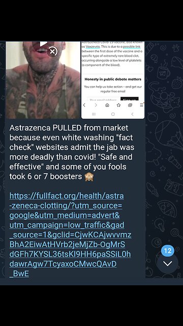 Chris Sky talks about Jabs Not on Market