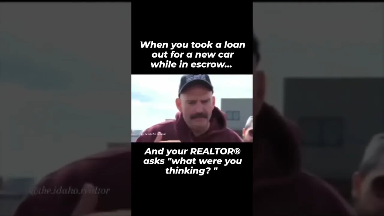 Be careful not to establish any new debt! 😅🏡 #idaho #realtor #shorts