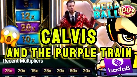 MEGA BALL - GRABE! NAABUTAN KO YUNG PURPLE TRAIN SA SESSION NI CALVIS! 😱