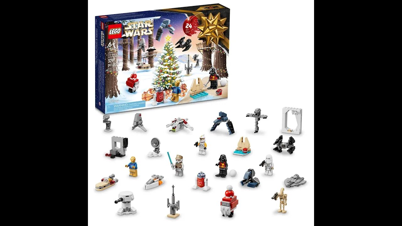 Lego Star Wars 2022 Advent Calendar Build 75340