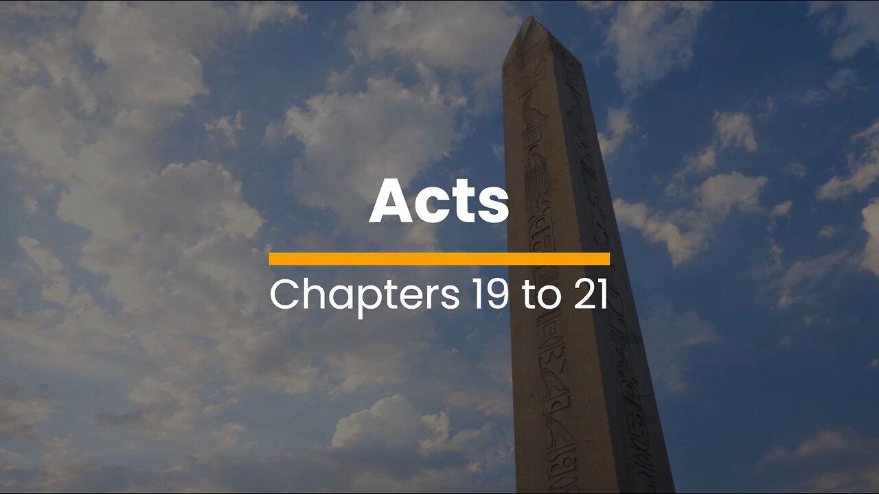 Acts 19, 20, & 21 - November 4 (Day 308)