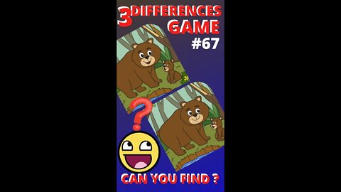 3 DIFFERENCES GAME | #67