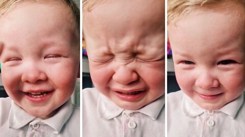 little boy crying that his eyes were stolen